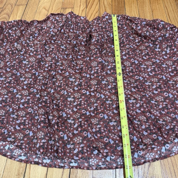 Tuckernuck Sawyer Blouse in Vermillion Vine Floral Ramie Size Small - Picture 8 of 9